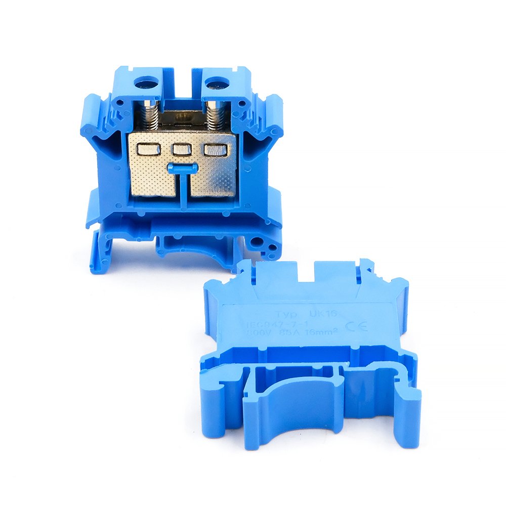 UIK 16 Low-Profile Screw Connection DIN Rail Terminal Block