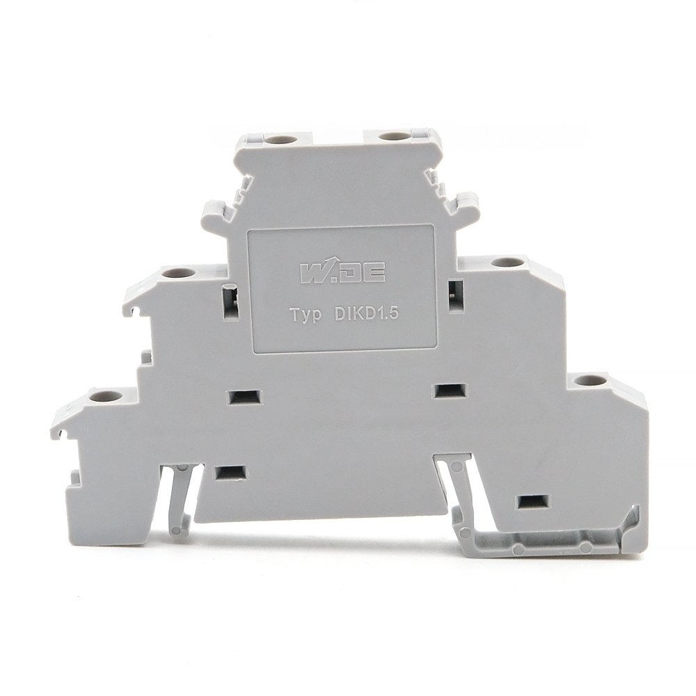 DIKD 1.5 Three-Level Screw Connection DIN Rail Terminal Block