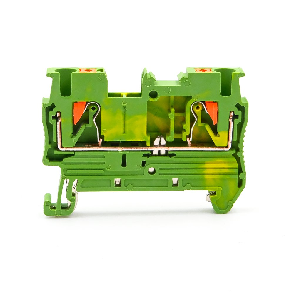 PT 2.5-PE PE Ground Push-in DIN Rail Terminal Block