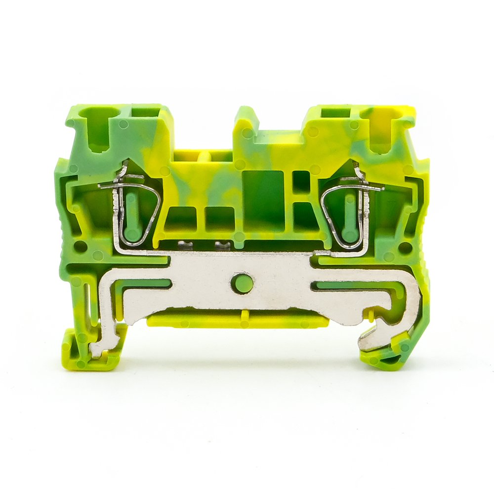 ST 2.5-PE PE Ground Spring-Clamp DIN Rail Terminal Block