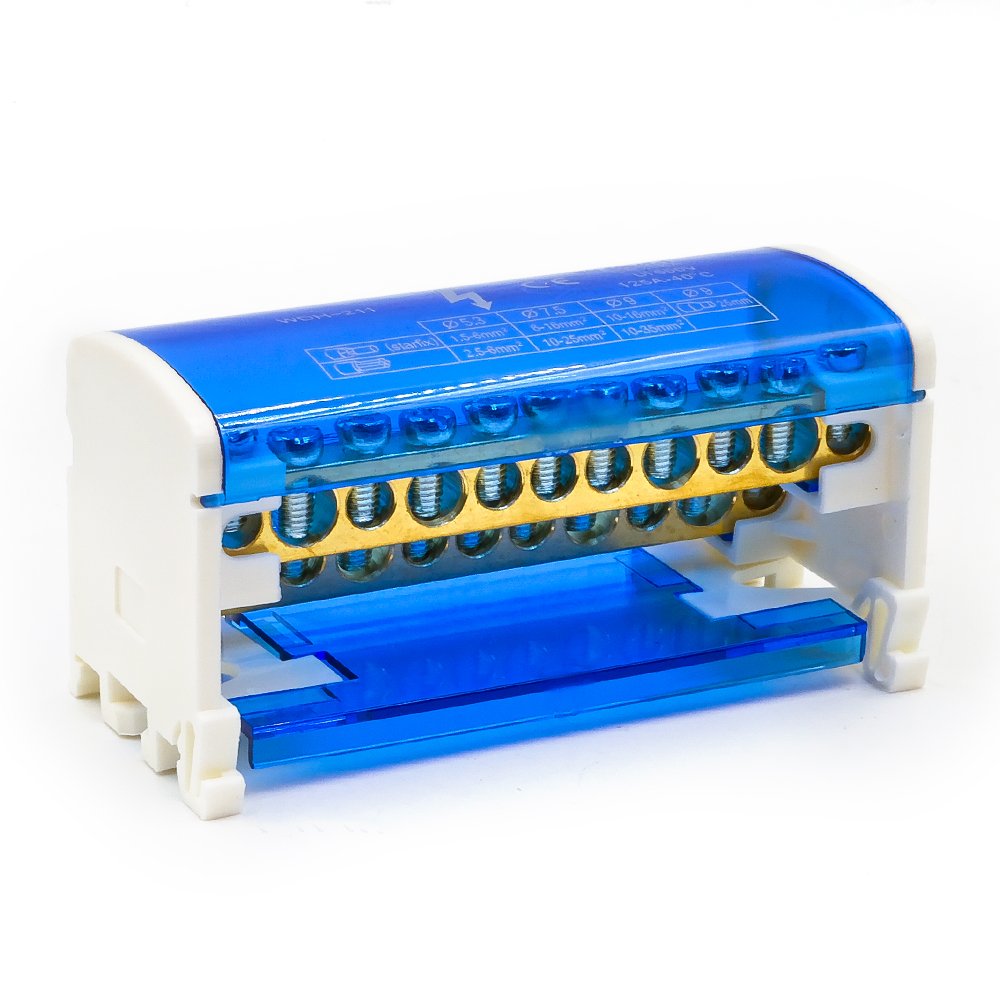 WDH 211 Two-Bar Power Distribution Block