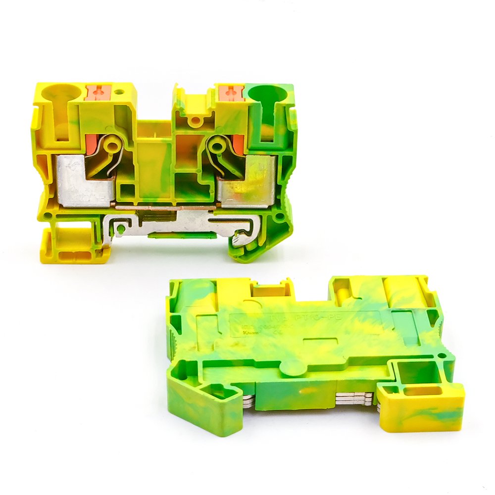 PT 10-PE PE Ground Push-in DIN Rail Terminal Block - Image 2