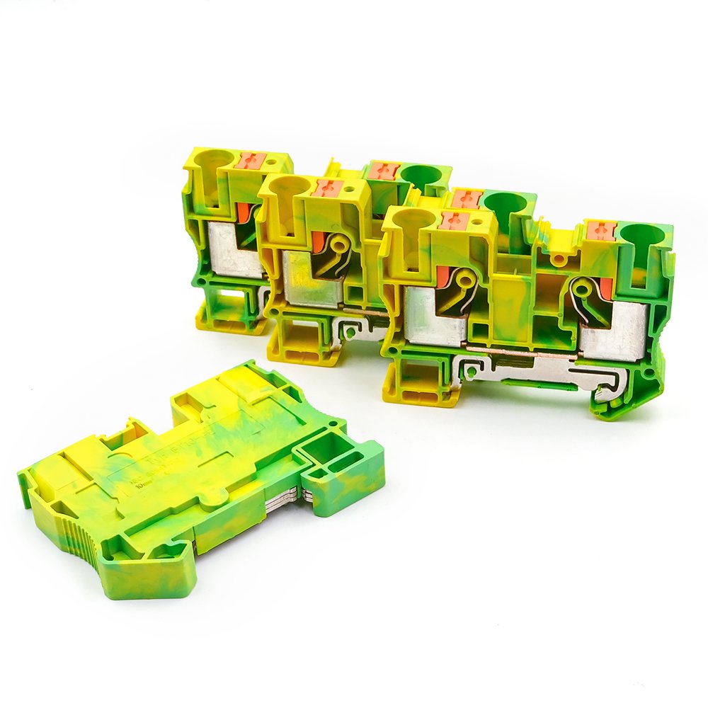 PT 10-PE PE Ground Push-in DIN Rail Terminal Block - Image 4